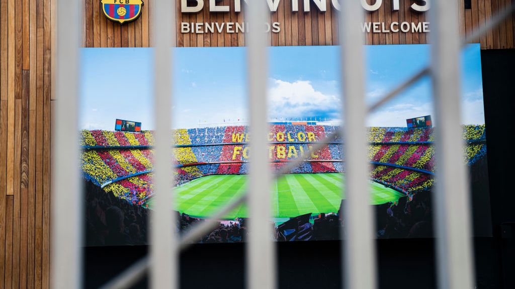 zamknięty stadion Camp Nou