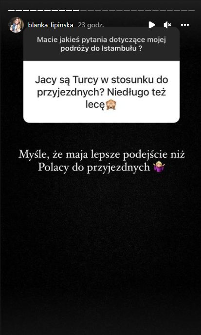 Blanka Lipińska utknęła na lotnisku w Turcji. Zdradziła też, jak jej się tam podobało