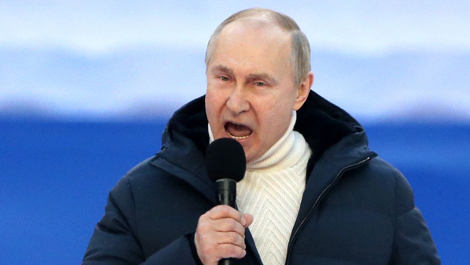 Władimir Putin na stadionie Łużniki