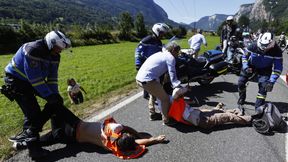 Przerażające sceny na trasie Tour de France. 10. etap został przerwany