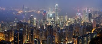 Hongkong najbardziej na świecie zanieczyszczony... światłem