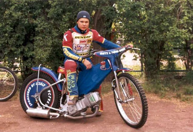 Jeden z tych motocykli, na których Norbi chciał wjechać do polskiej ligi.