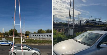 Absurd w Legnicy. Zostawiła auto pod rogatkami i pobiegła na pociąg
