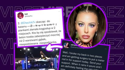 Adriana Chechik podczas konwentu streamerów złamała kręgosłup w dwóch miejscach