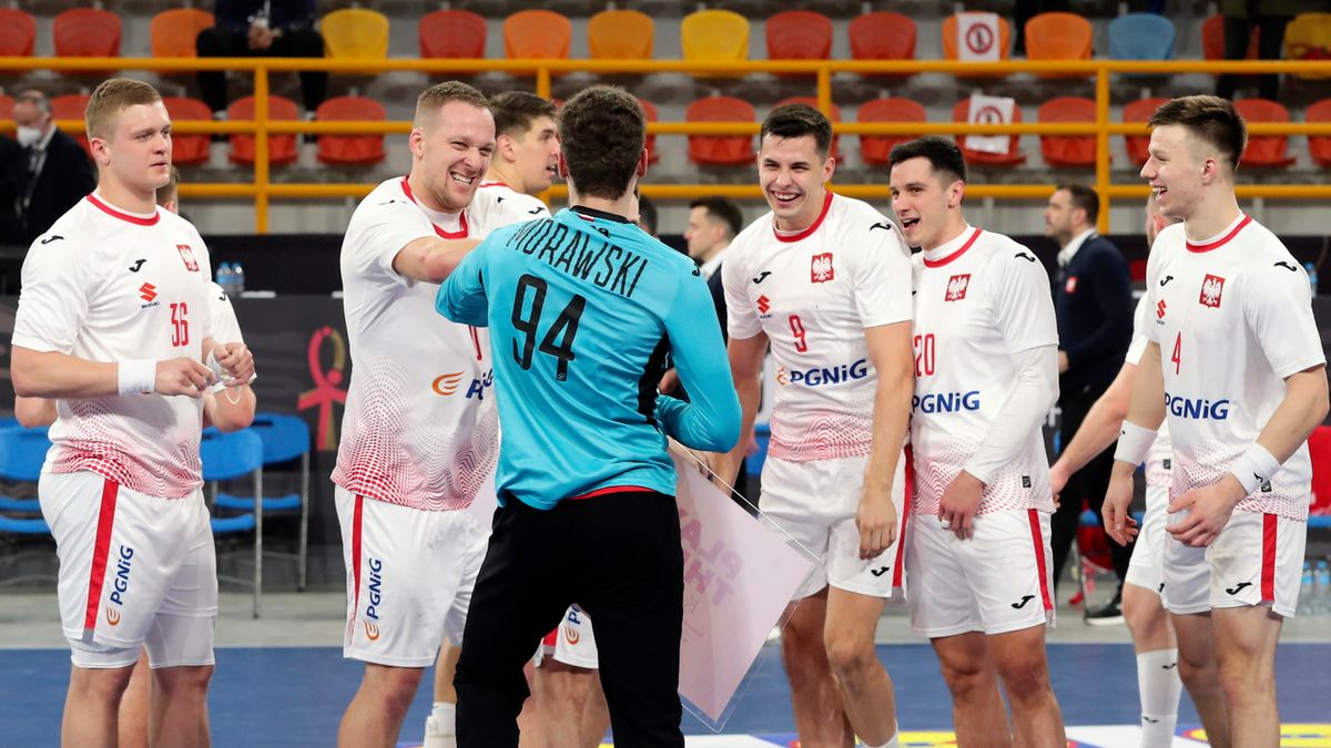 PAP/EPA / Khaled Elfiqi / POOL / Na zdjęciu: reprezentanci Polski