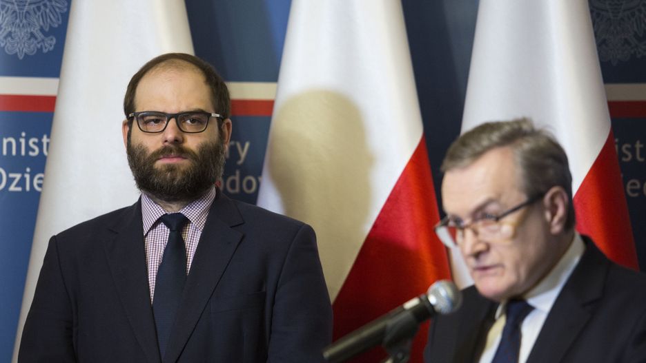 Paweł Lewandowski i Piotr Gliński 