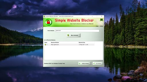 Simple Website Blocker