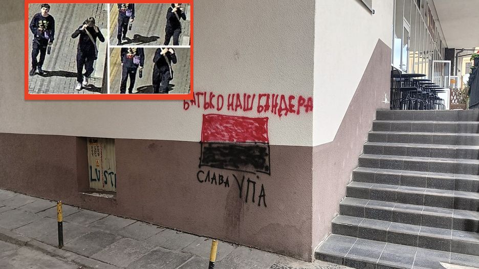 Policja publikuje wizerunek dwóch młodych mężczyzn, którzy umies