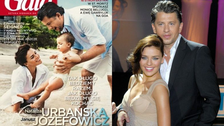 Natasza Urbańska i Janusz Józefowicz na wspólnej okładce