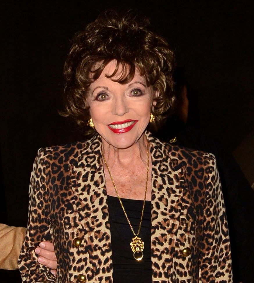 Joan Collins na randce z mężem