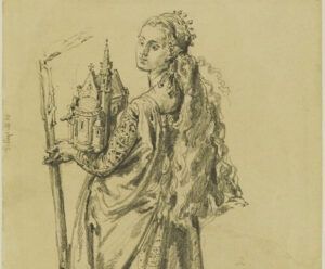 Świętosława (Swatawa). Ryc. Jan Matejko