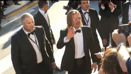 Samotny Brad w Cannes