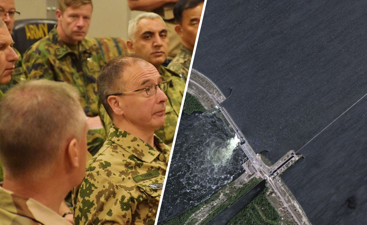 Fiński generał Pekka Toverii komentuje zniszczenie zapory w Nowej Kachowce