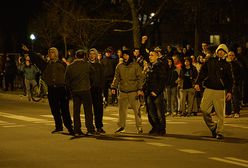 Znów niespokojnie w Legionowie. Poleciały butelki i kamienie