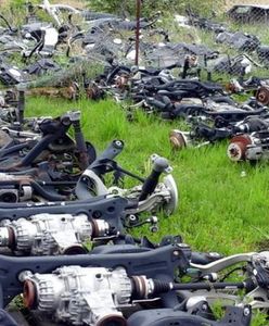 Pod Lęborkiem rozbito grupę paserską. Przestępcy sprzedawali części warte 16 mln zł