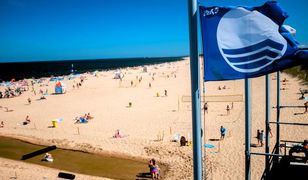 Gdańskie plaże czyste. Osiem z nich otrzymało ''Błękitną Flagę''