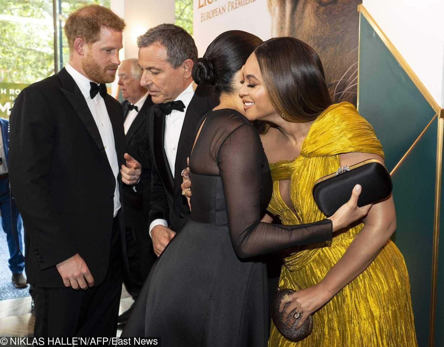 Meghan Markle i Beyonce na premierze filmu Król Lew w Londynie