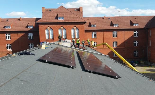 W Słupsku otwarto pierwszą szkolną, ekologiczną elektrownię