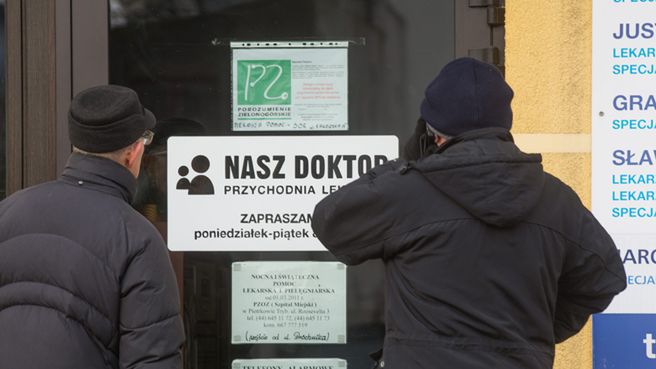 Nieczynna przychodnia lekarska "Nasz Doktor" w Piotrkowie Trybunalskim
