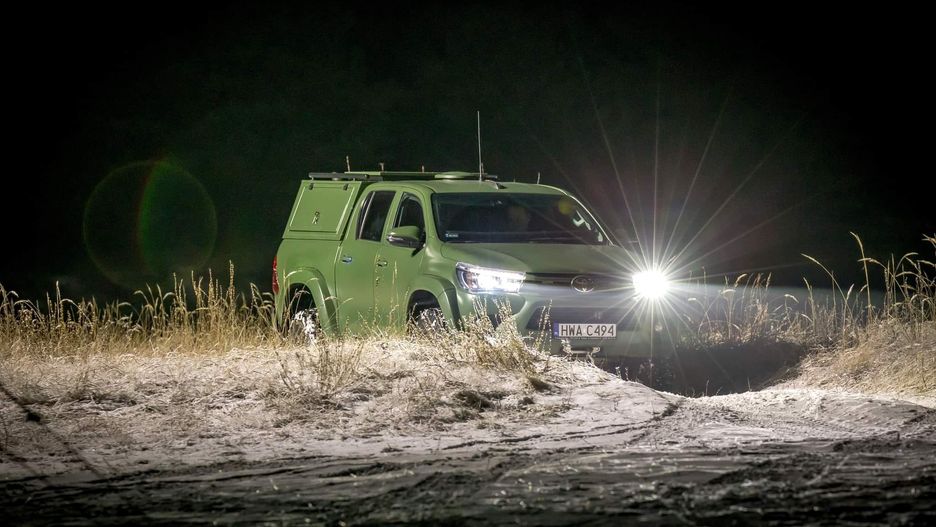 Akcja Straży Granicznej na granicy polsko-białoruskiej 