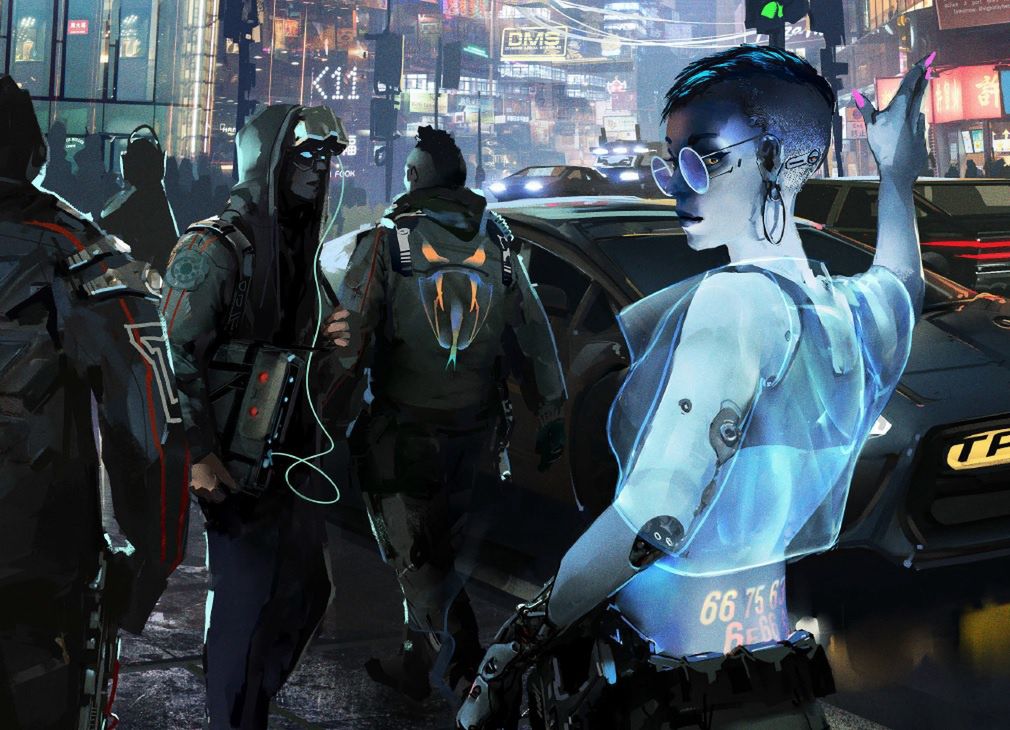 Okładka Cyberpunk RED - nowej edycji kultowego systemu RPG
