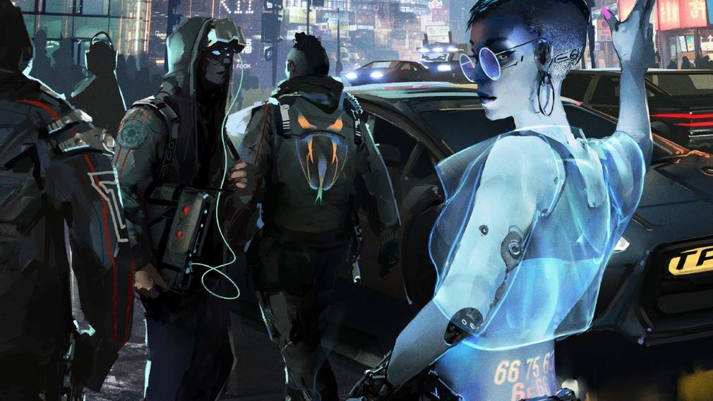 Okładka Cyberpunk RED - nowej edycji kultowego systemu RPG