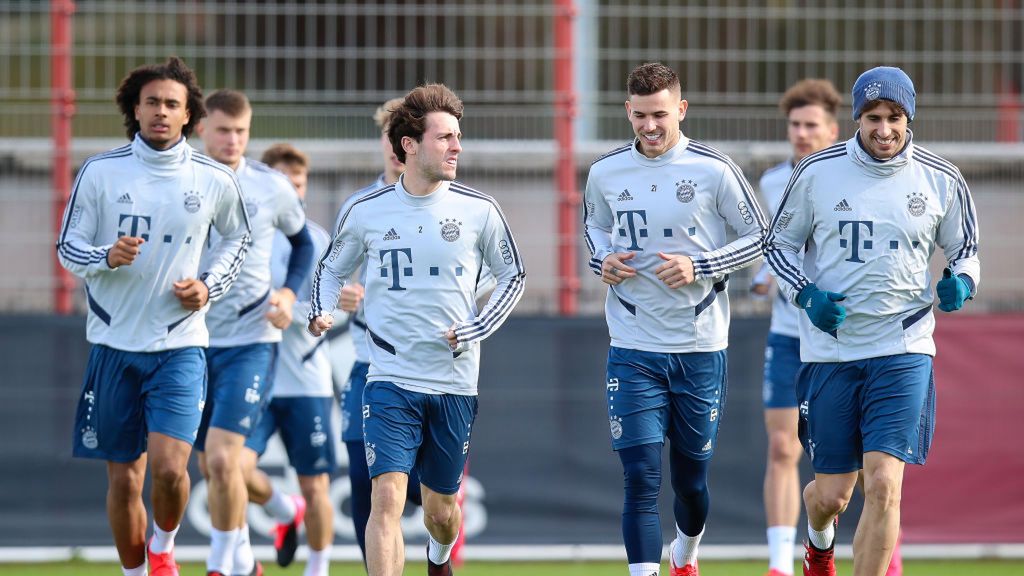 Zdjęcie okładkowe artykułu: Getty Images / M. Donato/FC Bayern / Na zdjęciu: trening piłkarzy Bayernu Monachium