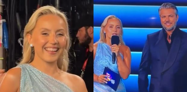 Sandra Hajduk OLŚNIEWA u boku Oliviera Janiaka na scenie w Sopocie! (FOTO)