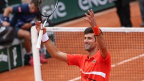 Roland Garros: Novak Djoković idzie jak burza. "Wszystko pięknie się układa"