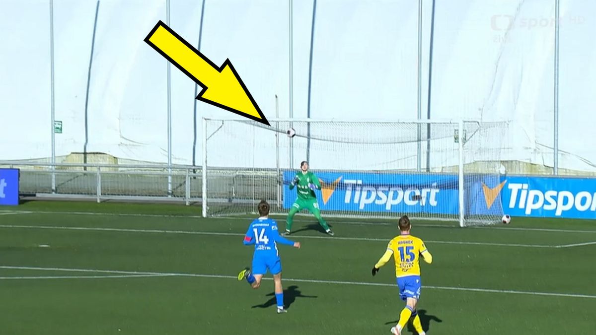 Facebook / CT Sport / Kuriozalnego gola puścił bramkarz FK Mlada Boleslav 