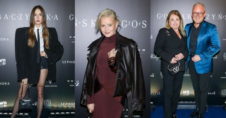 Tłum gwiazd na pokazie Gosi Baczyńskiej: długonoga Maja Sablewska, "rockowa" Małgorzata Kożuchowska, szykowna Katarzyna Niezgoda