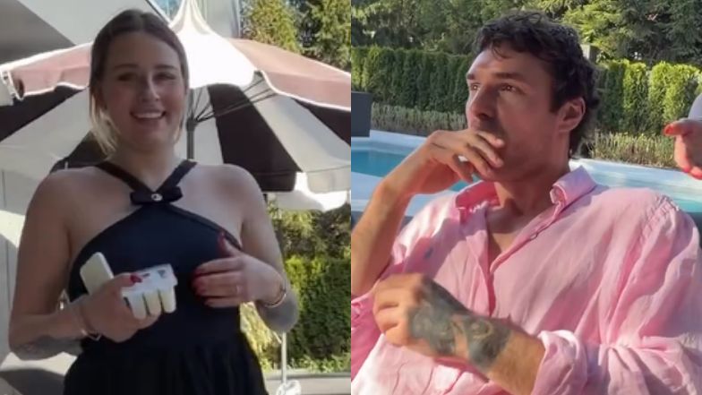 Przyjaciel Luki próbuje lodów z mleka Andziaks