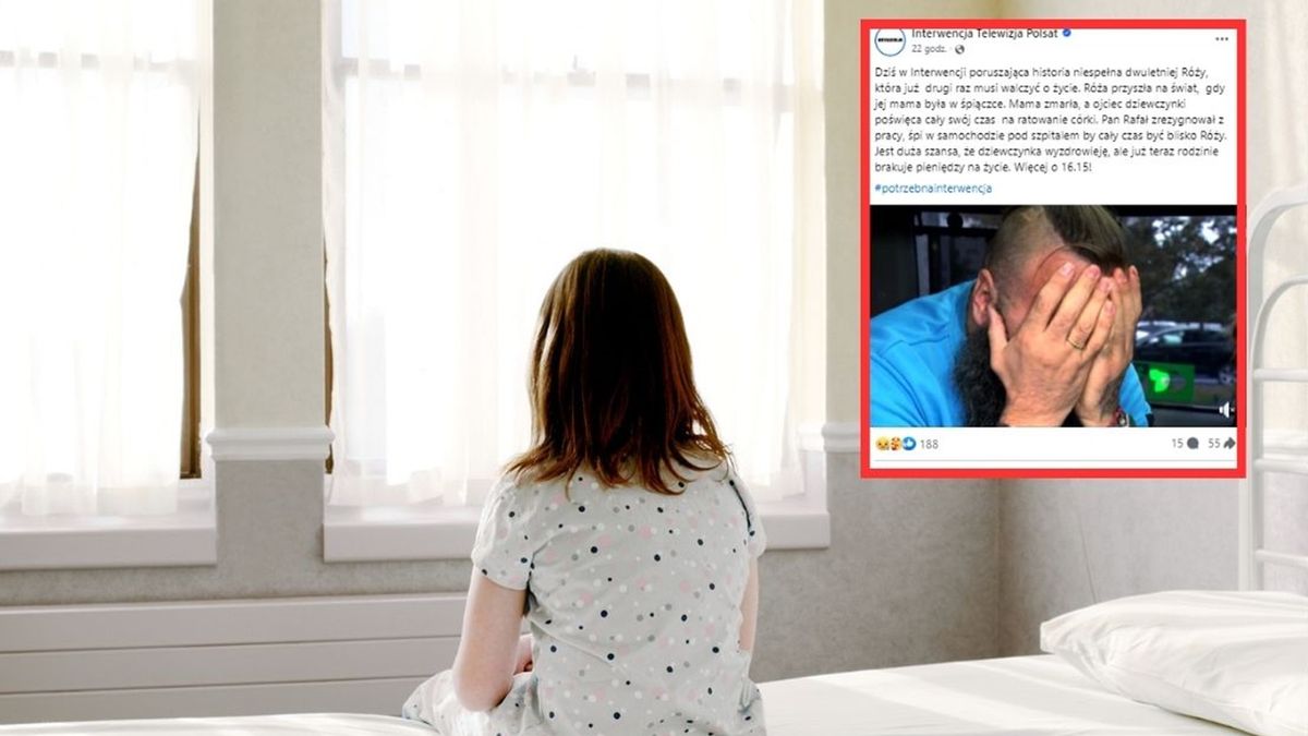 Dramat 2-letniej Róży i jej taty