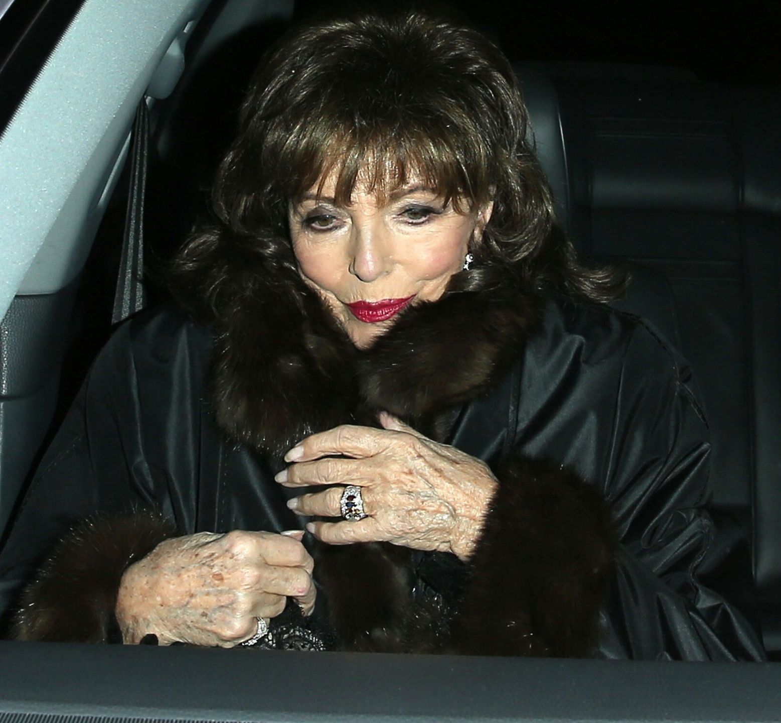Joan Collins i Percy Gibson na randce w Hollywood