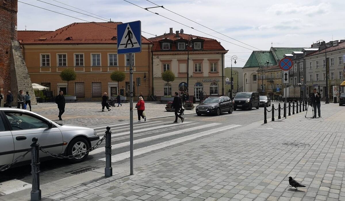 Przejście dla pieszych na ul. Królewskiej