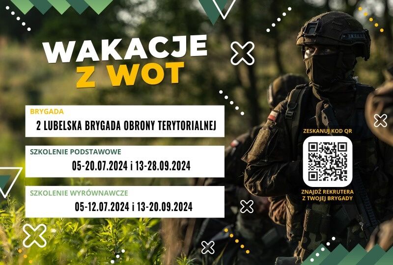 plakat Wakacje z WOT