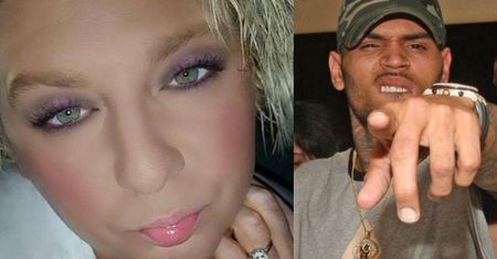 Chris Brown znów rozrabia. "Nazwał mnie sztuczną blondyną i grubą su*ą"