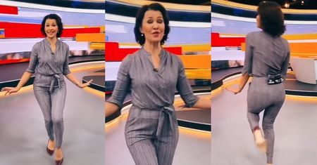 Kuguarzyca Anna Popek TRZĘSIE BIUSTEM, śpiewając "BO WE MNIE JEST SEKS"