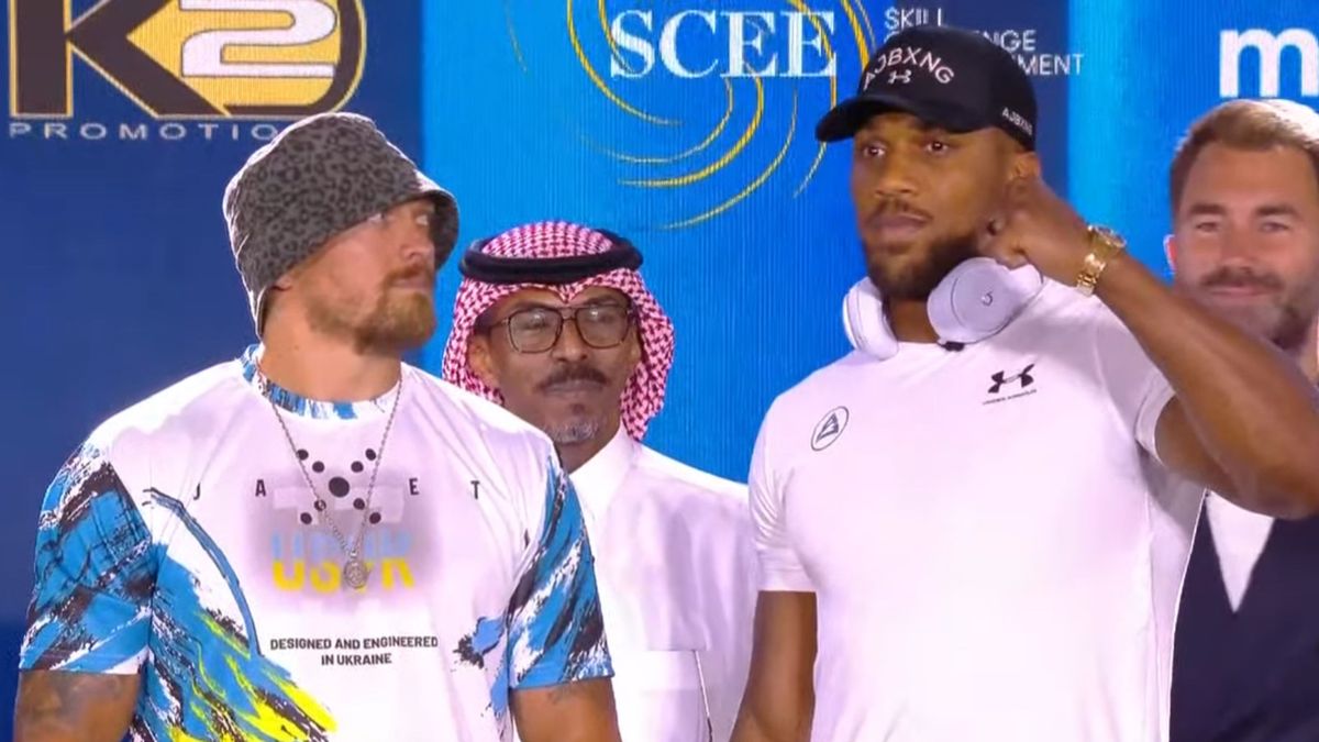 Twitter / Matchroom Boxing / Ołeksandr Usyk i Anthony Joshua