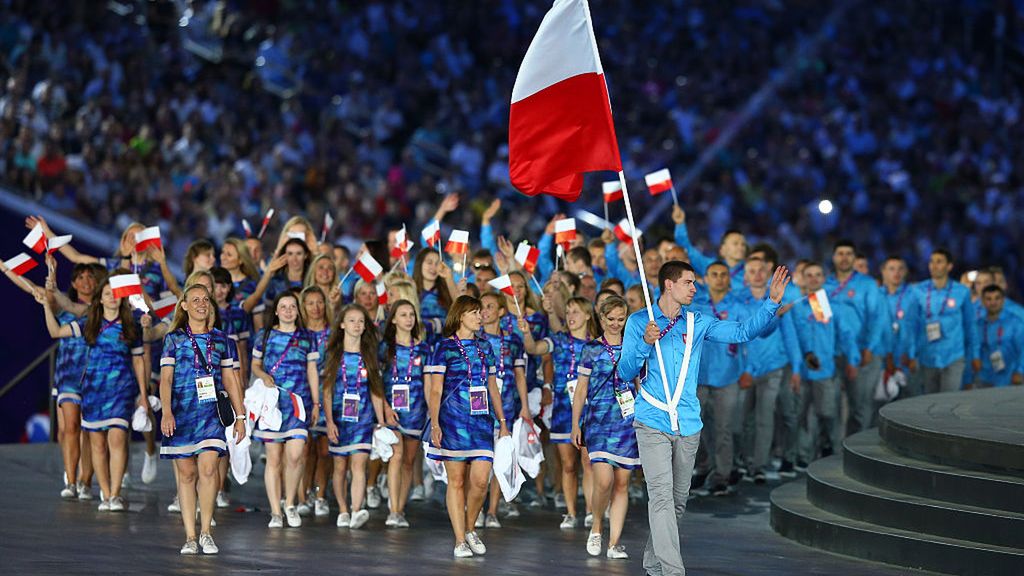reprezentanci Polski podczas otwarcia Igrzysk Europejskich w Baku