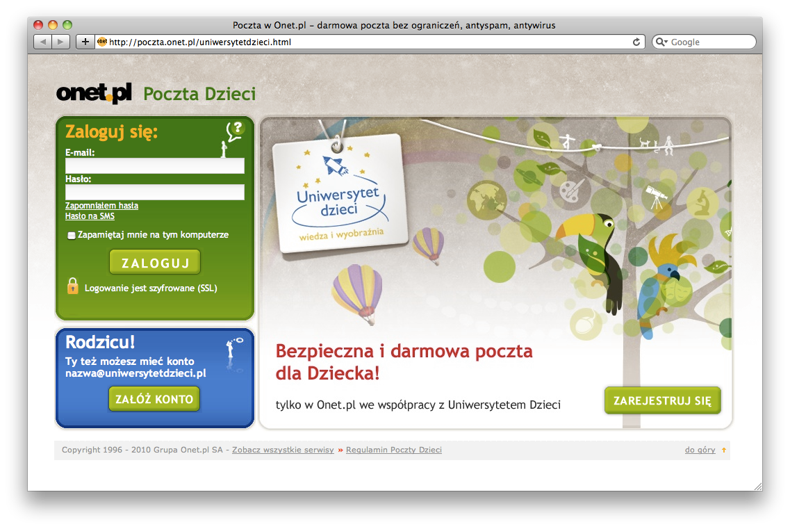 Prezent od Onetu na Dzień Dziecka - bezpieczna poczta dla najmłodszych 2