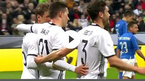 Niemcy - Włochy 3:0: gol Jonasa Hectora