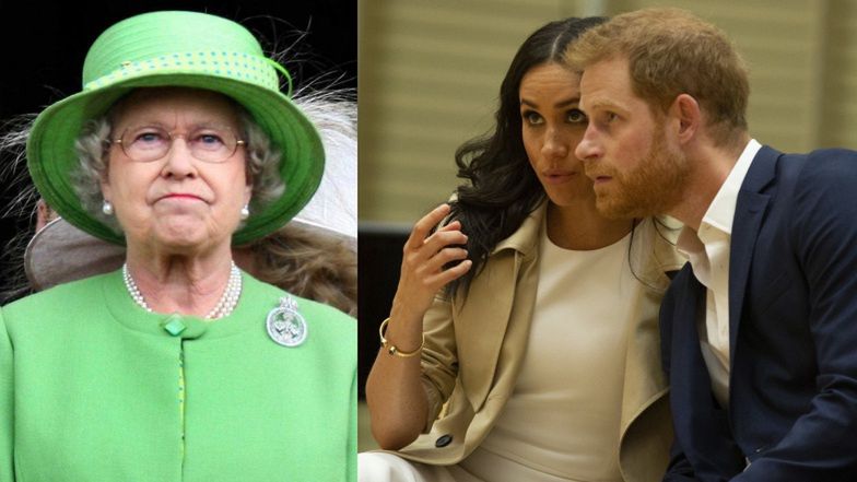 Meghan Markle, książę Harry, królowa Elżbieta