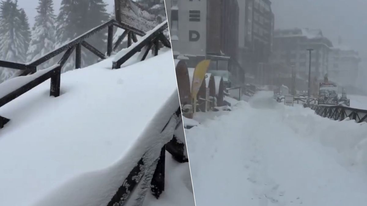 Nagłe opady śniegu na Bałkanach 
