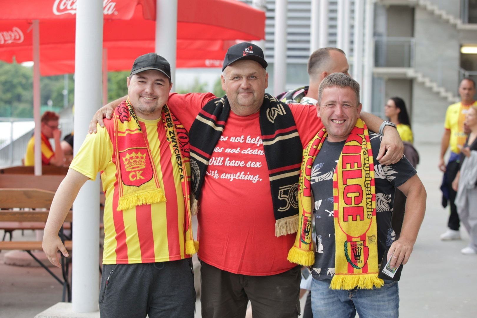 Kibice na meczu Korona Kielce - Radomiak Radom