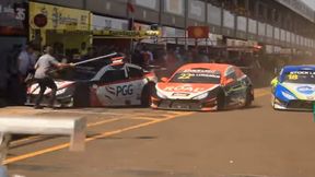 Dramatyczny wypadek w brazylijskich wyścigach samochodowych (wideo)
