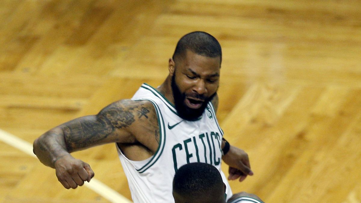 Zdjęcie okładkowe artykułu: PAP / CJ GUNTHER / Na zdjęciu: koszykarze Boston Celtics