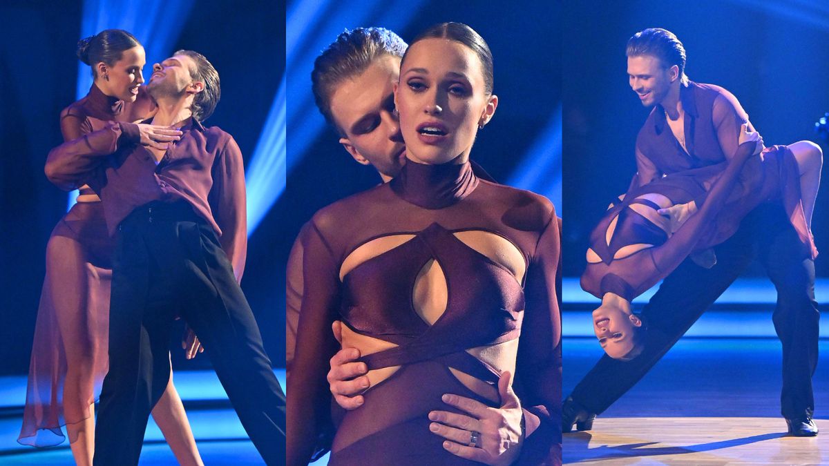 Roman Osadczij i Helena Englert w programie "Taniec z gwiazdami"