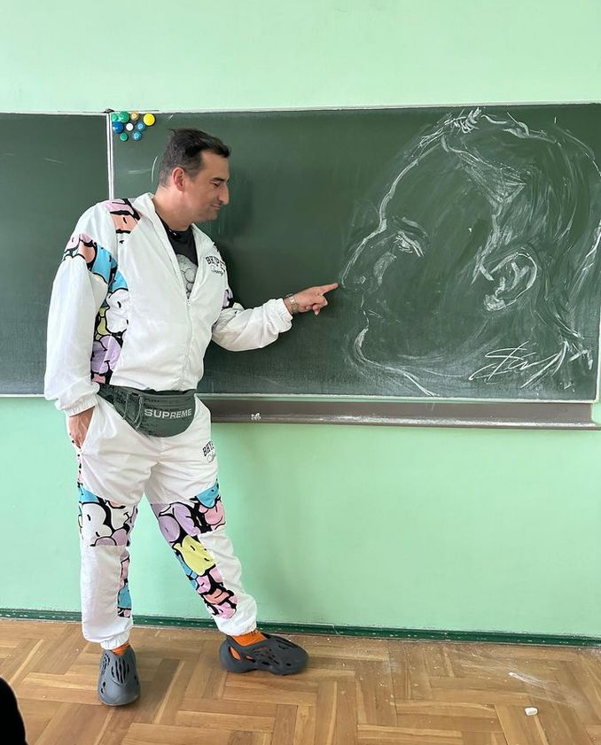 Michał Koterski w programie "Back to school. Prawdziwy egzamin"