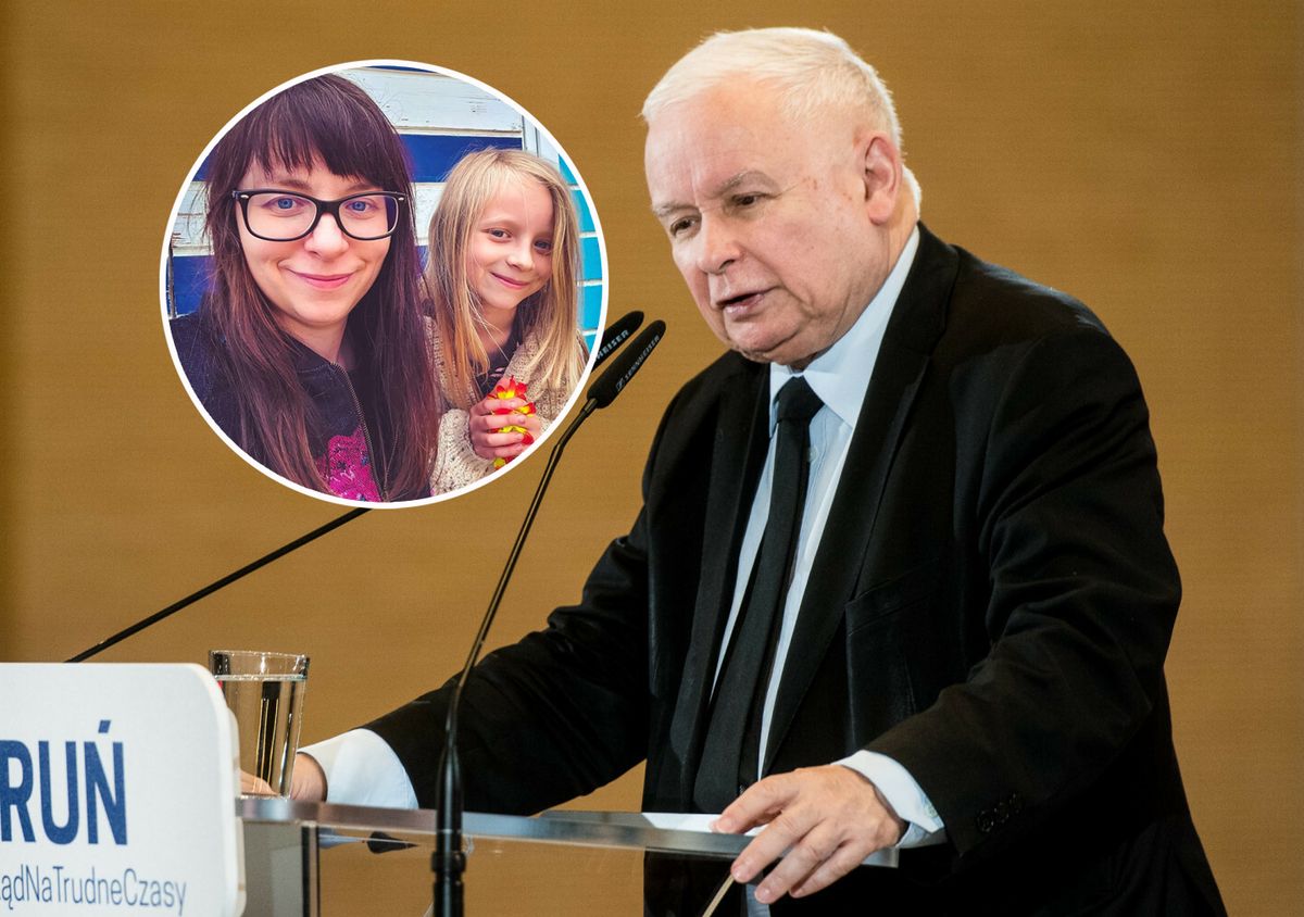 Katarzyna Aleksandrowicz, mama transpłciowej Leny (obie na zdjęciu w kółku) komentuje słowa Jarosława Kaczyńskiego